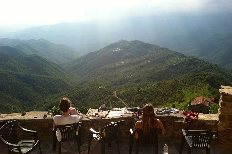 staying in a hostel in italy