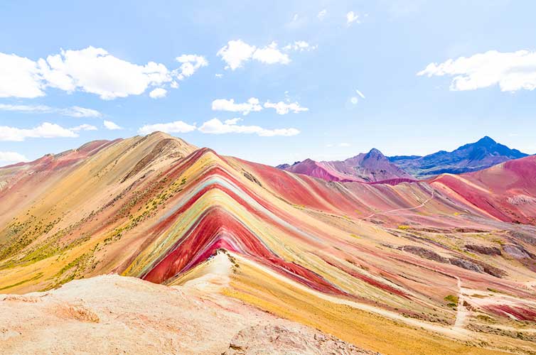 rainbow mountains peru