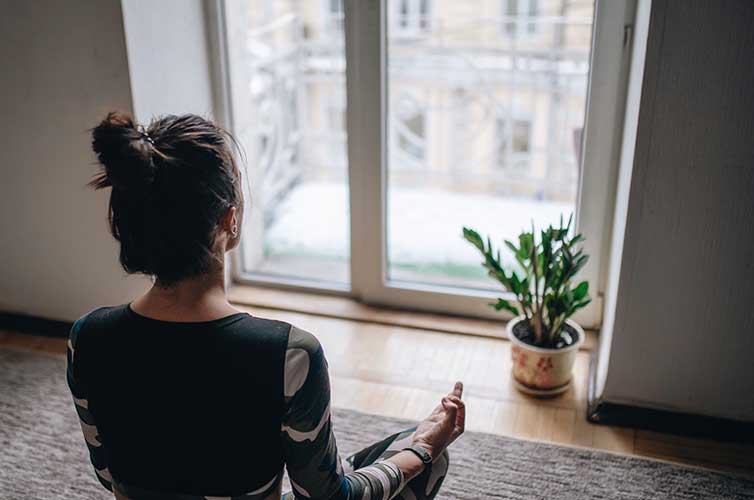 stay at home yoga