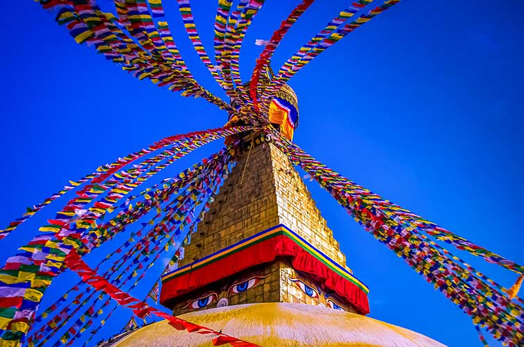 Nepal-tibetan-prayer-flags-Instagram-photo