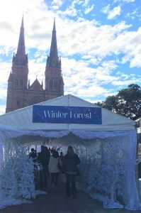 Entrance to the annual Winter Festival in Sydney.