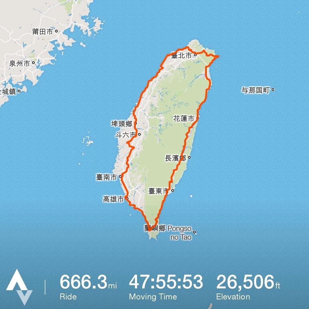 taiwan-map-cycling-in-taiwan