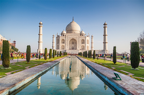 The Taj Mahal in India - a great gap year destination.