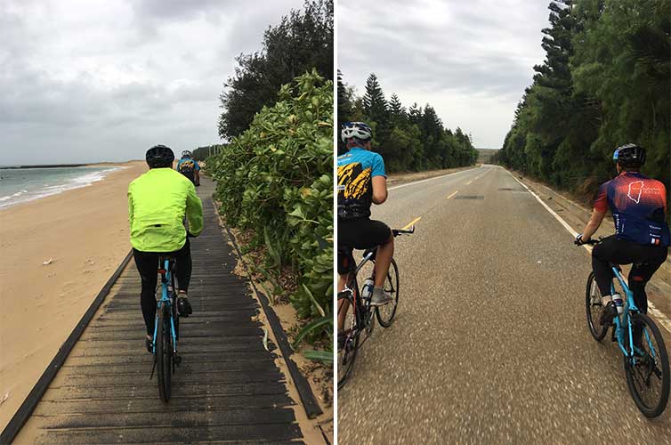 taiwan beach cycling