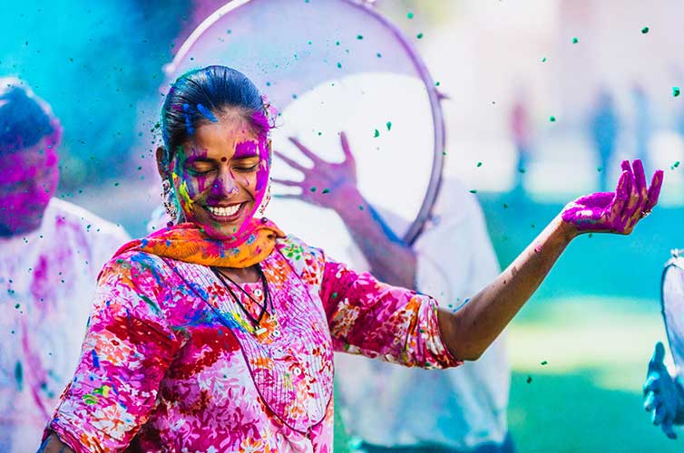 where to celebrate holi