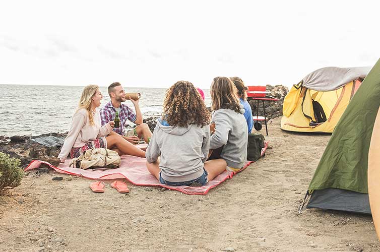 beach picnic