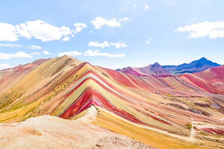 rainbow mountains peru
