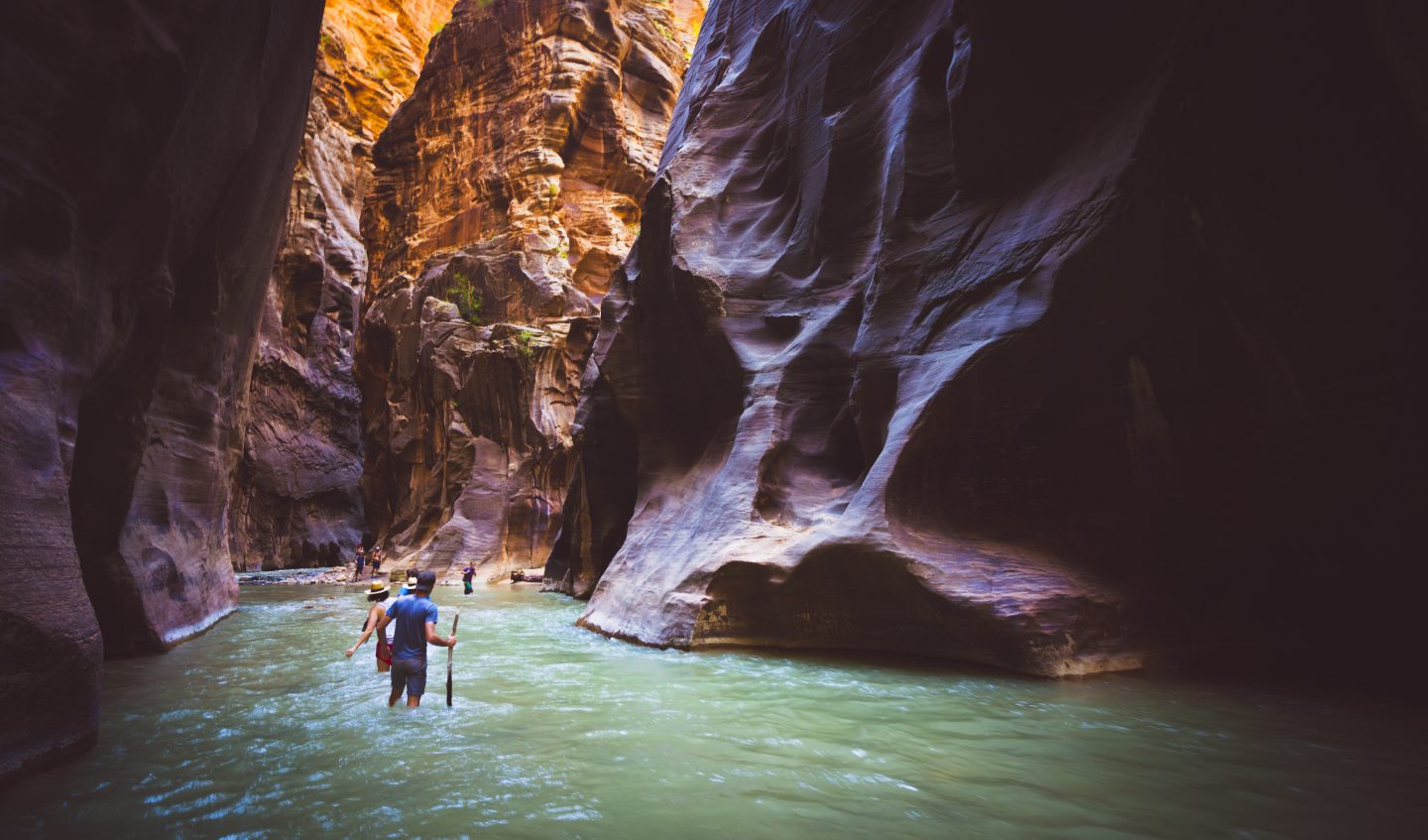 hiking the narrows