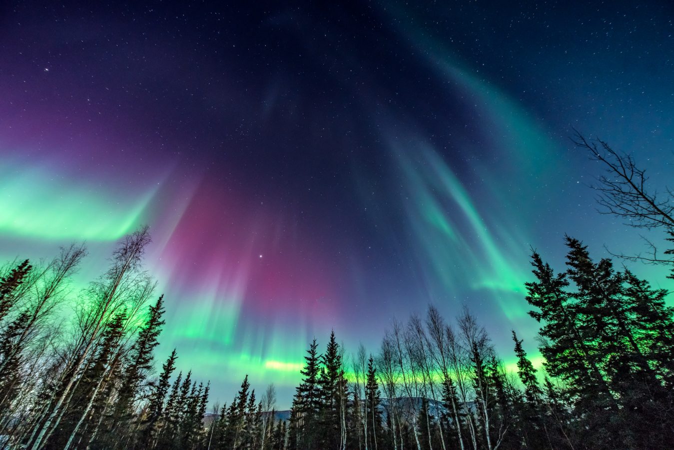 northern lights in alaska