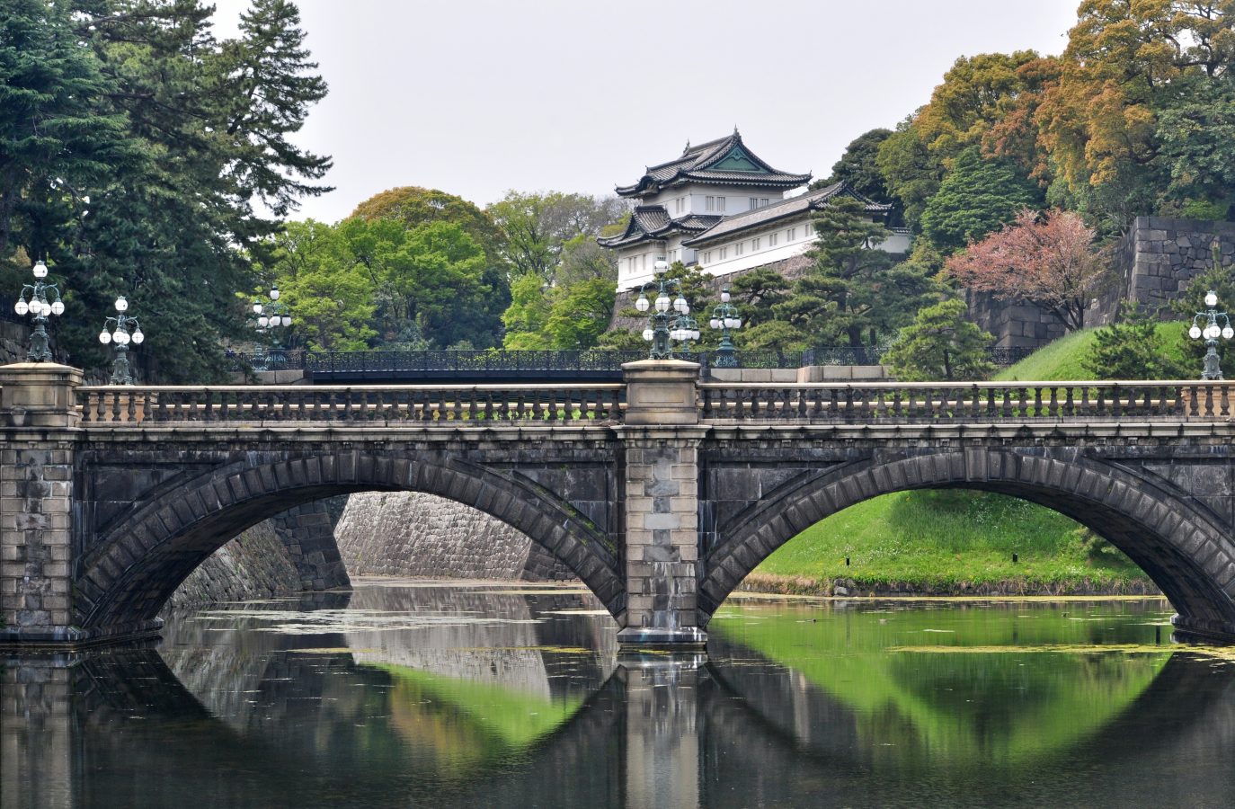 Bridge over water in Japan.