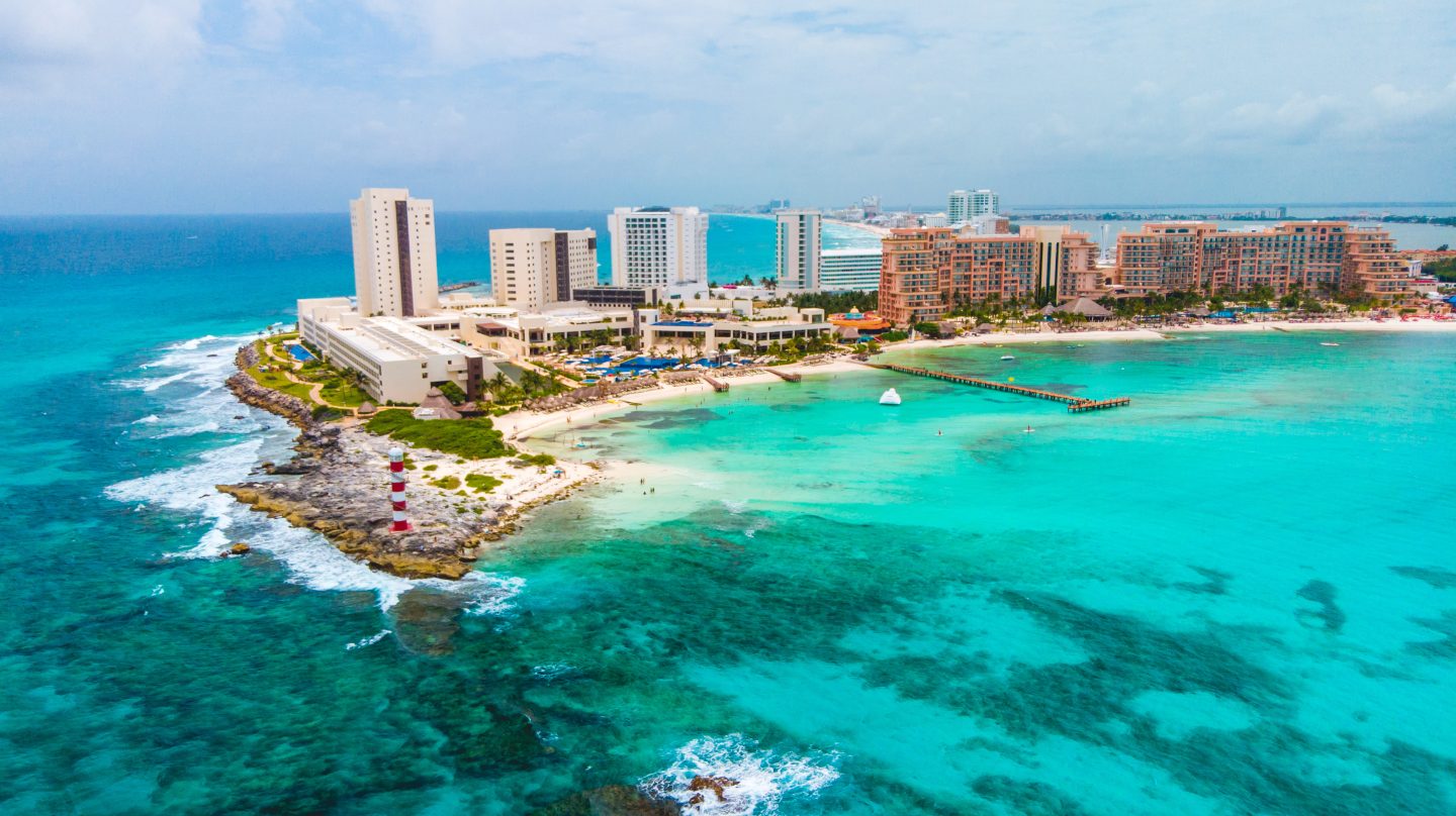 Punta Norte beach, Cancun, México