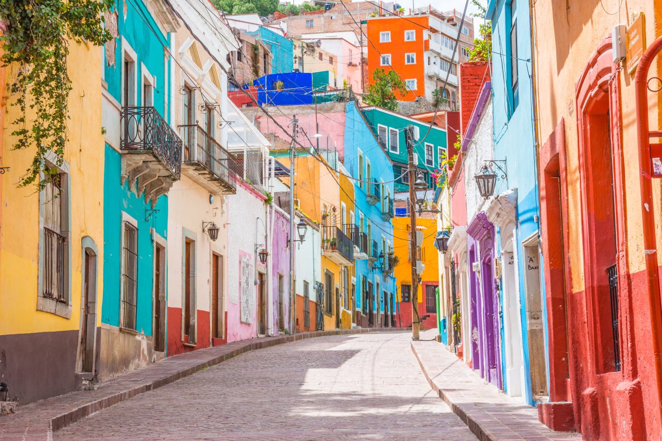 Colorful streets of Mexico City - a hidden gem of study abroad destinations for art and history students.