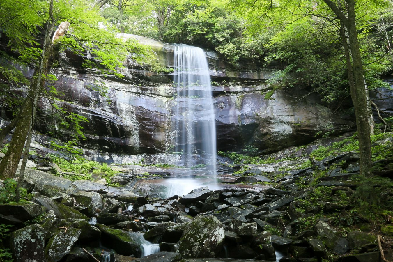 Rainbow Falls in Great Smoky National Park