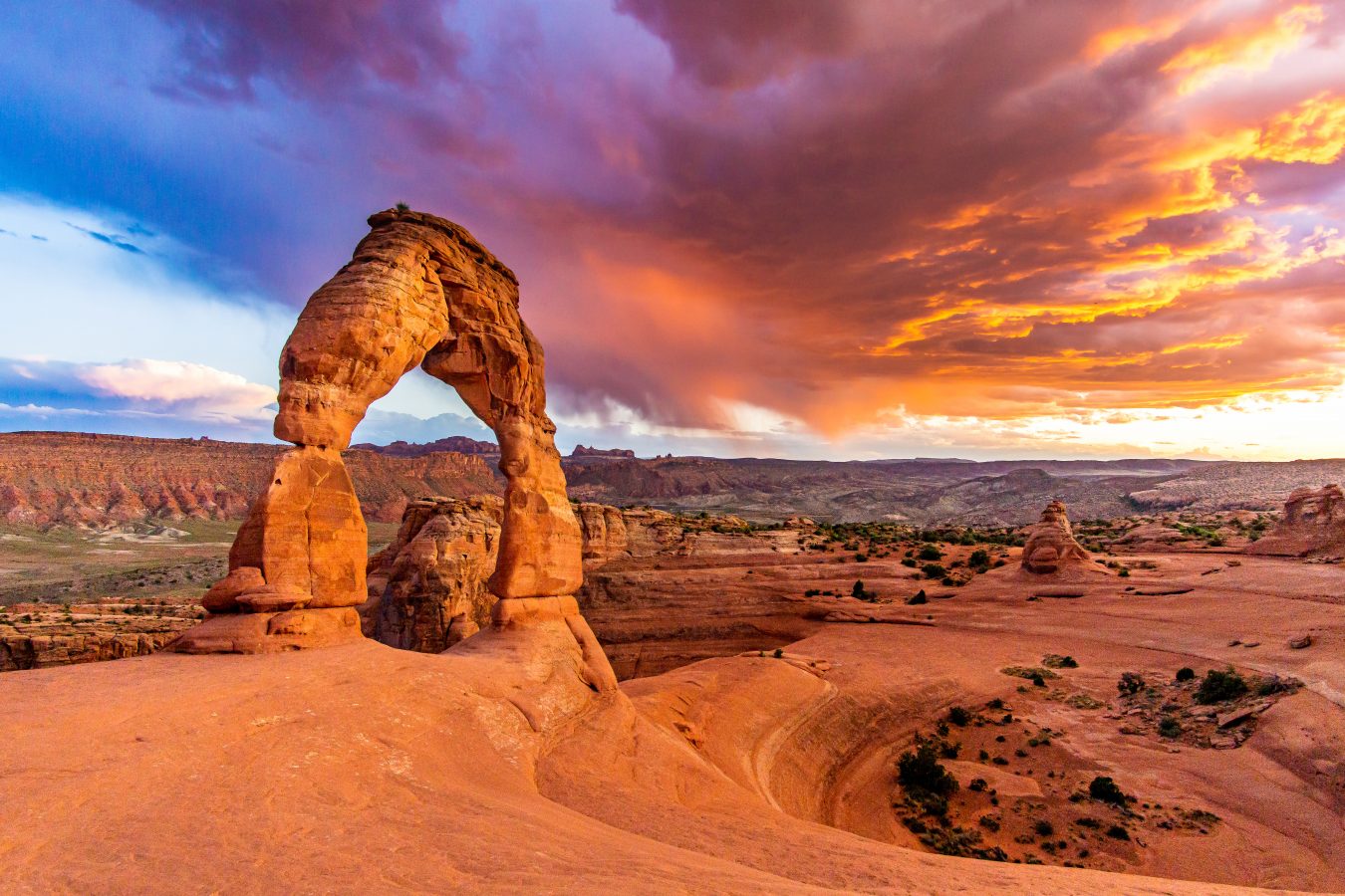 Sunset in Arches National Park