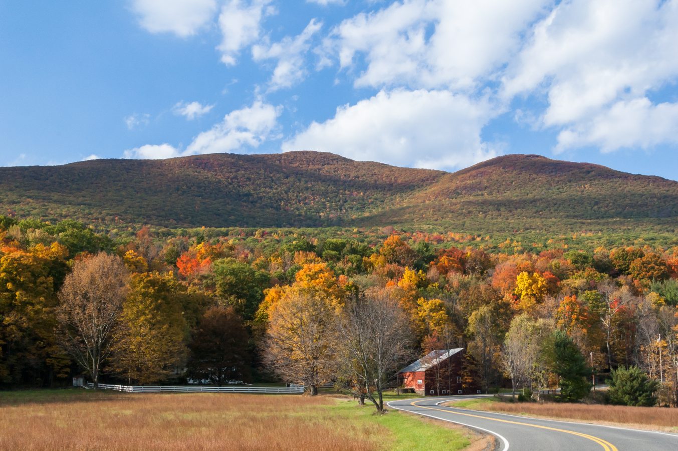 Fall foliage in the Catskills, upstate New York