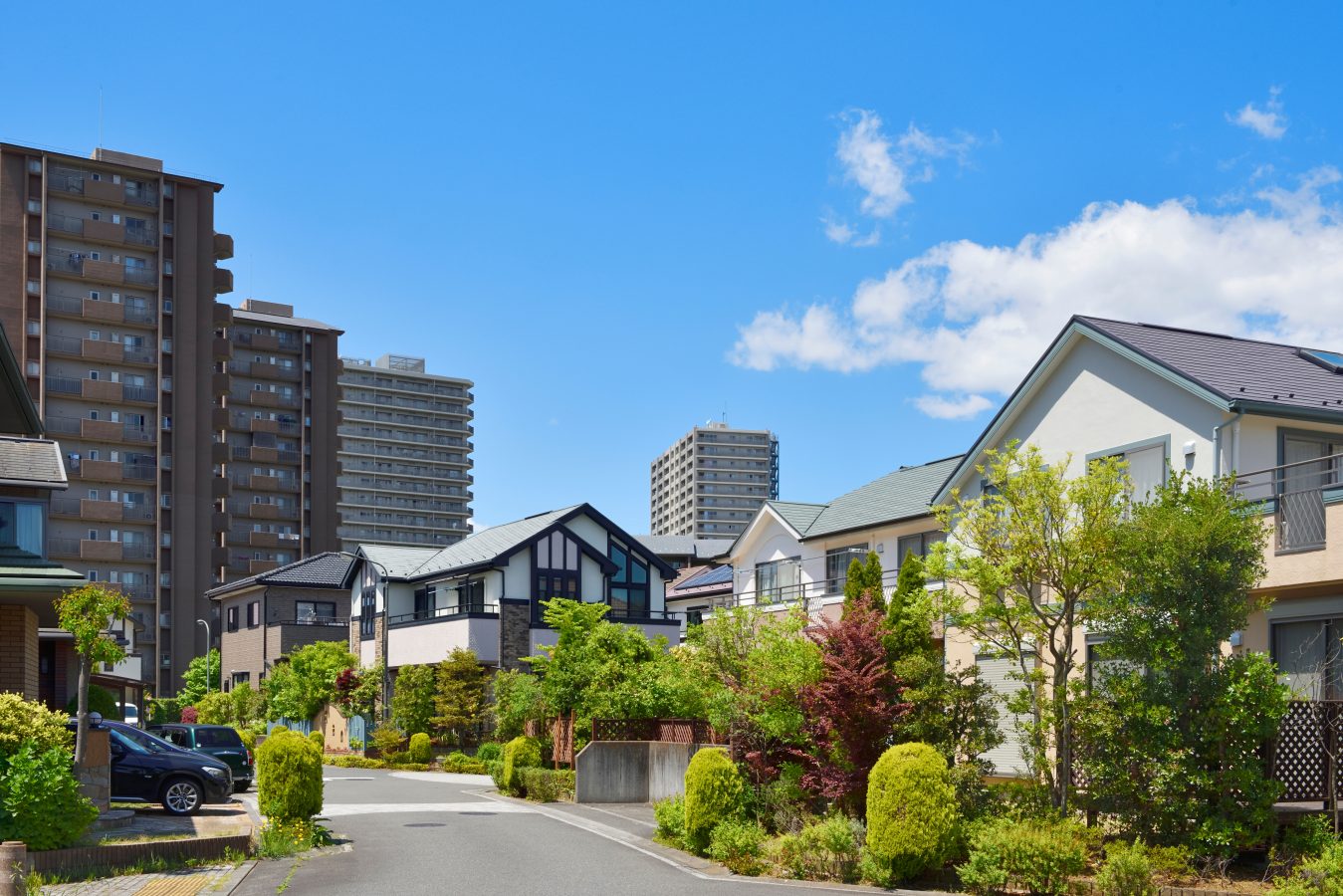 Japan's residential area, suburbs of Tokyo locations of Ringu the famous halloween movie.