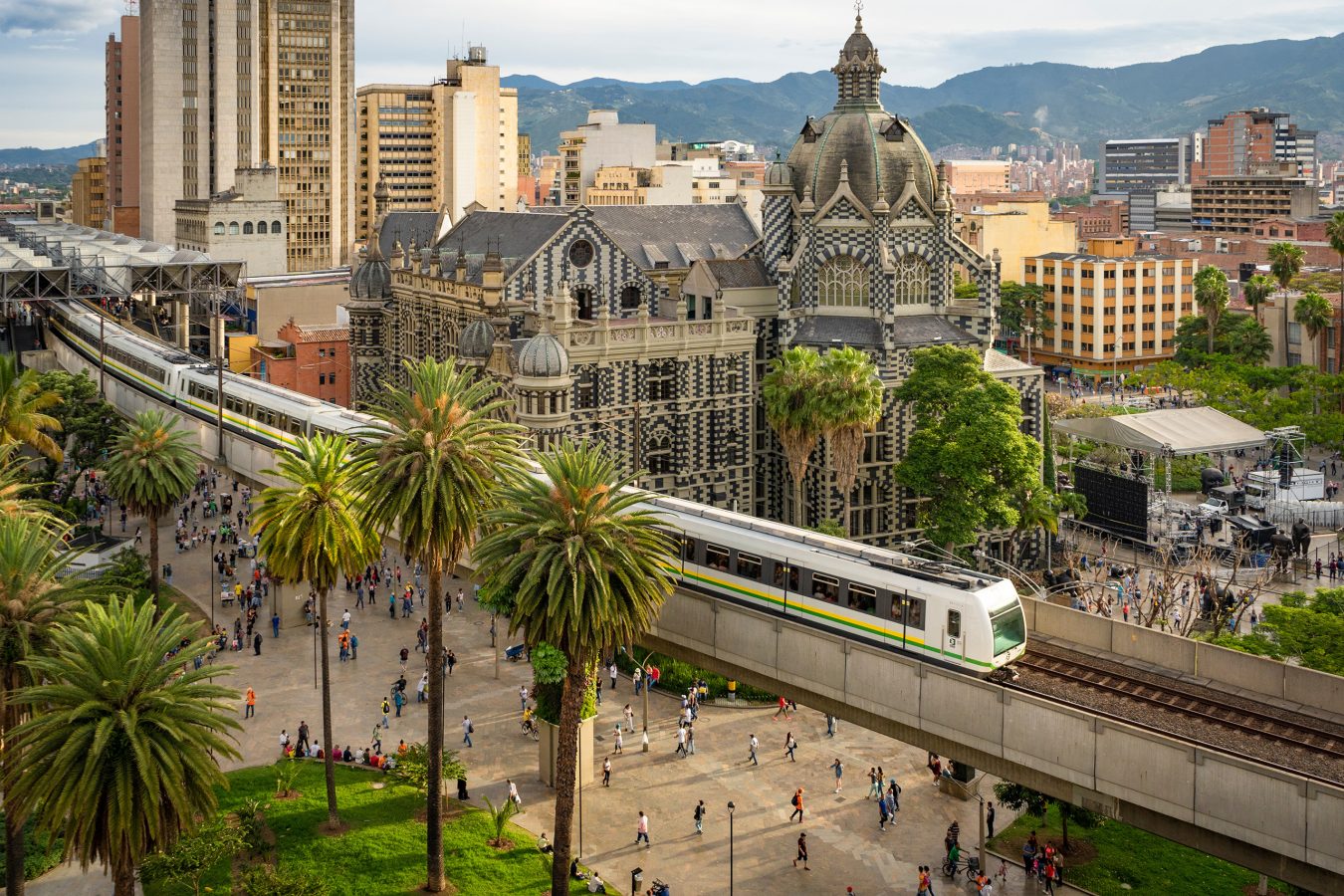 View of Medellin, Columbia, a great destination for travel this year.